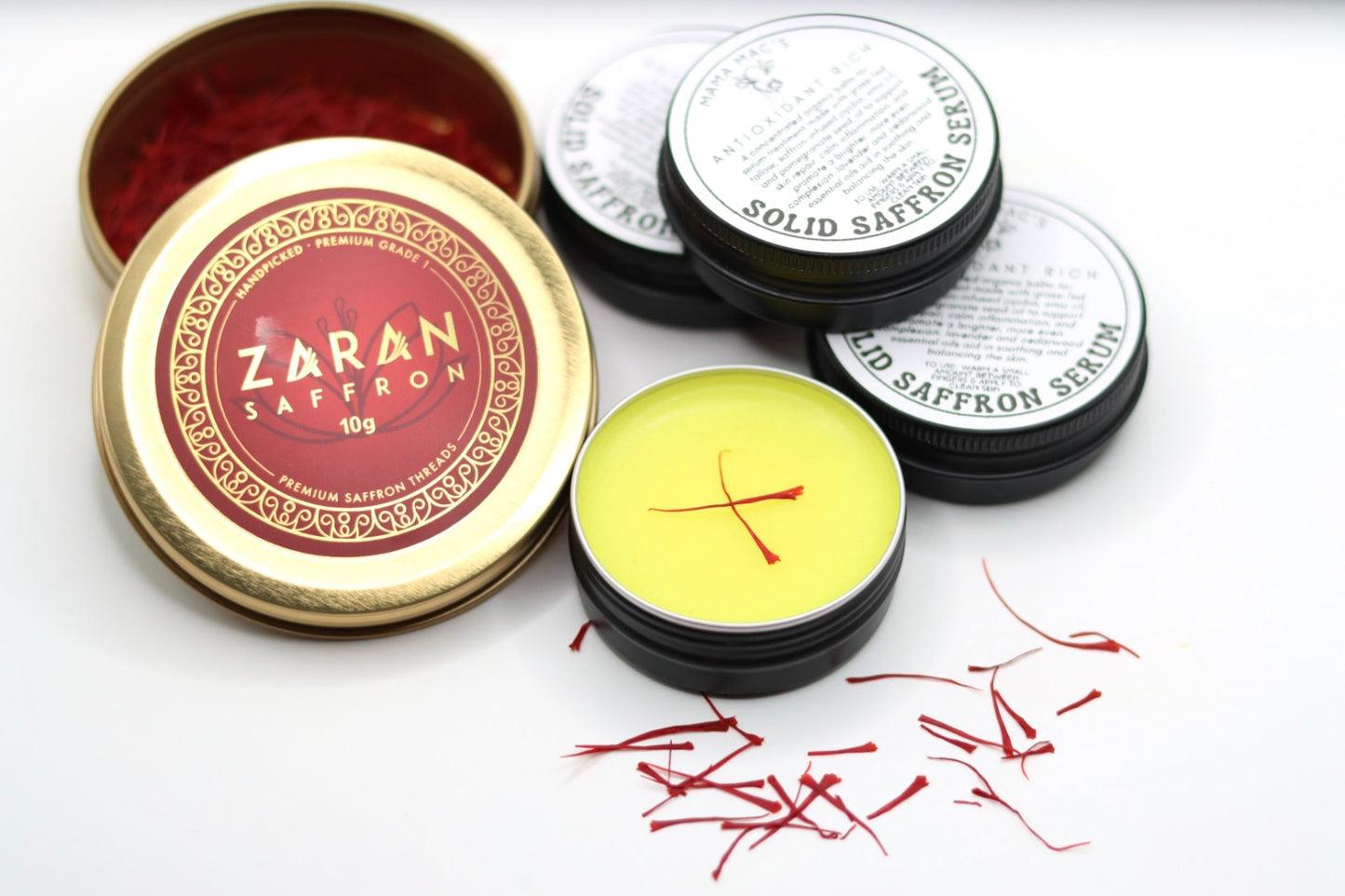 Antioxidant-Rich Reparative Solid Saffron Serum