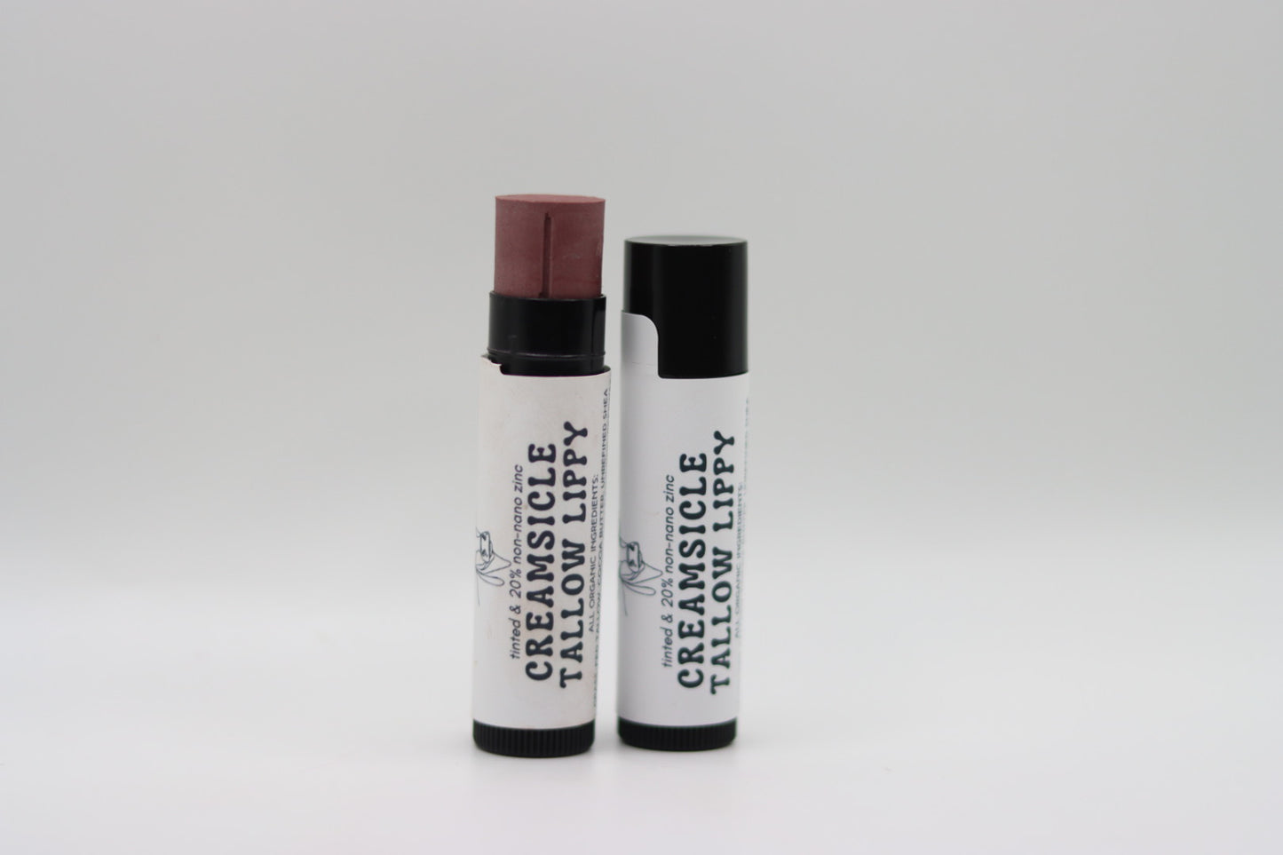 Zinc + Tinted Creamsicle Long Lasting Moisturizing Tallow Lip Balm