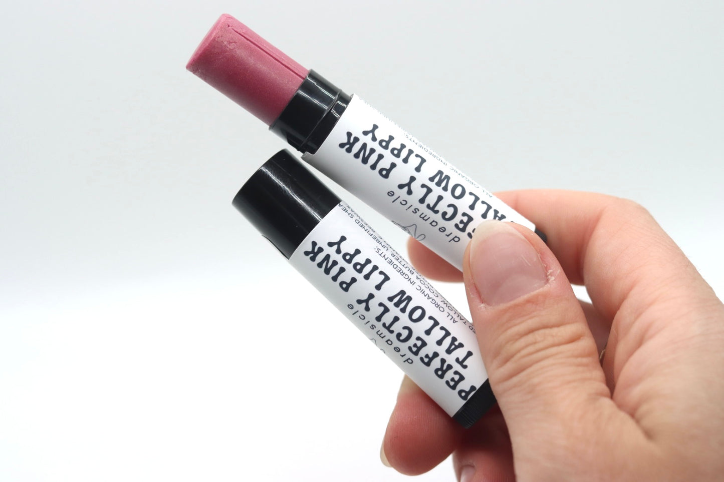 Perfectly Pink Long Lasting Moisturizing Tinted Tallow Lip Balm