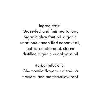 Organic Purifying Face Bar with Tallow and Coconut Oil