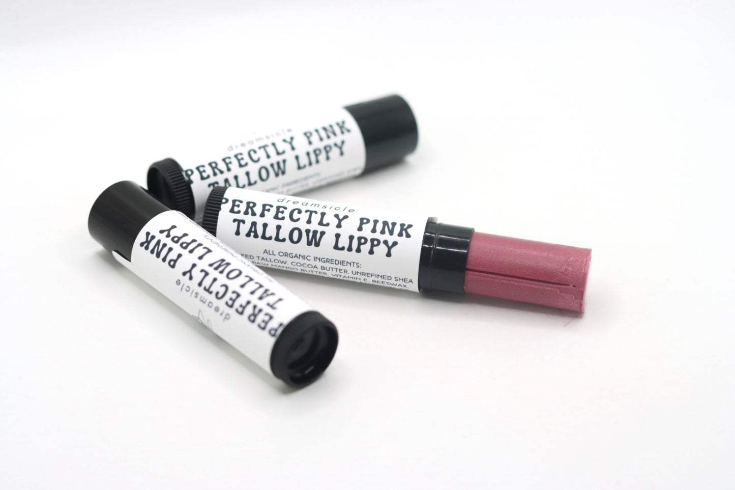 Perfectly Pink Long Lasting Moisturizing Tinted Tallow Lip Balm