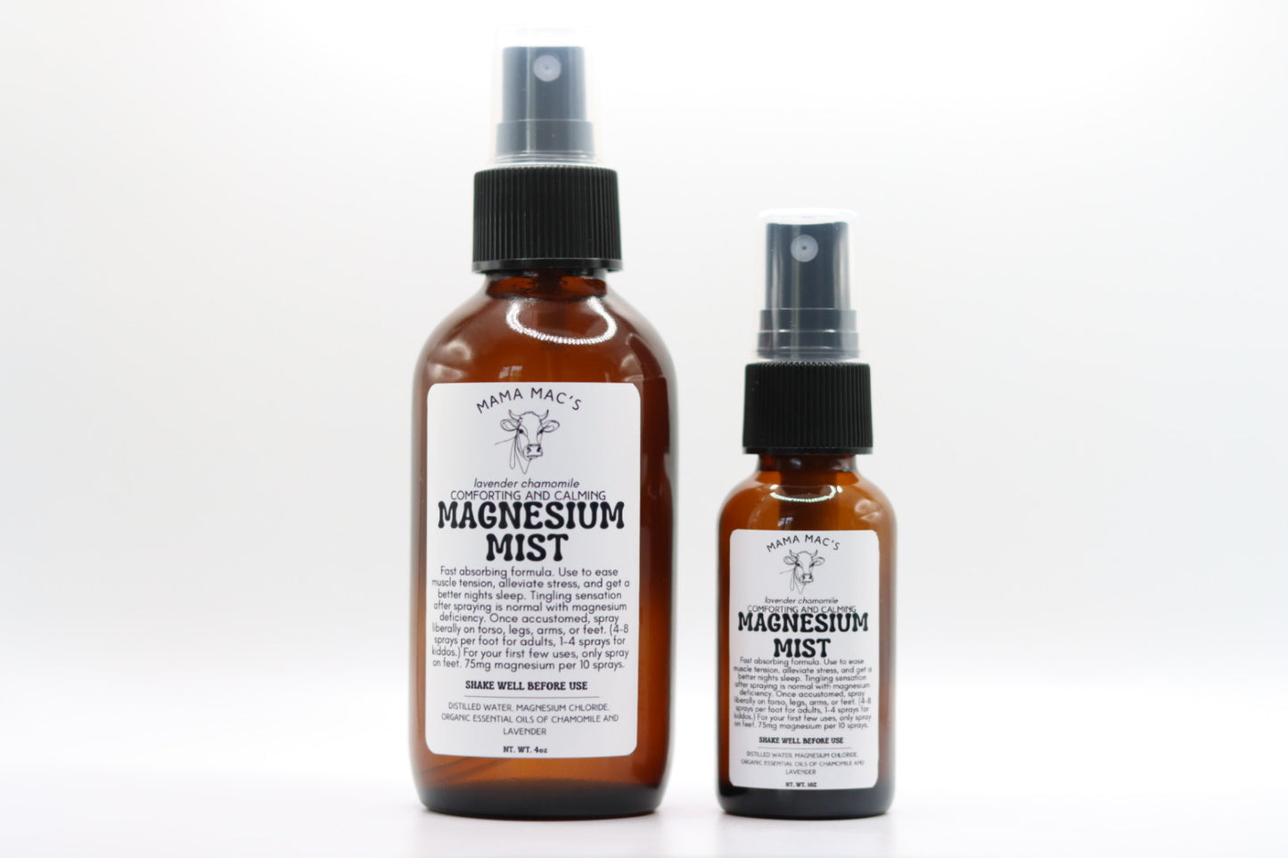 4oz Comforting & Calming Lavender Chamomile Magnesium Oil Mist