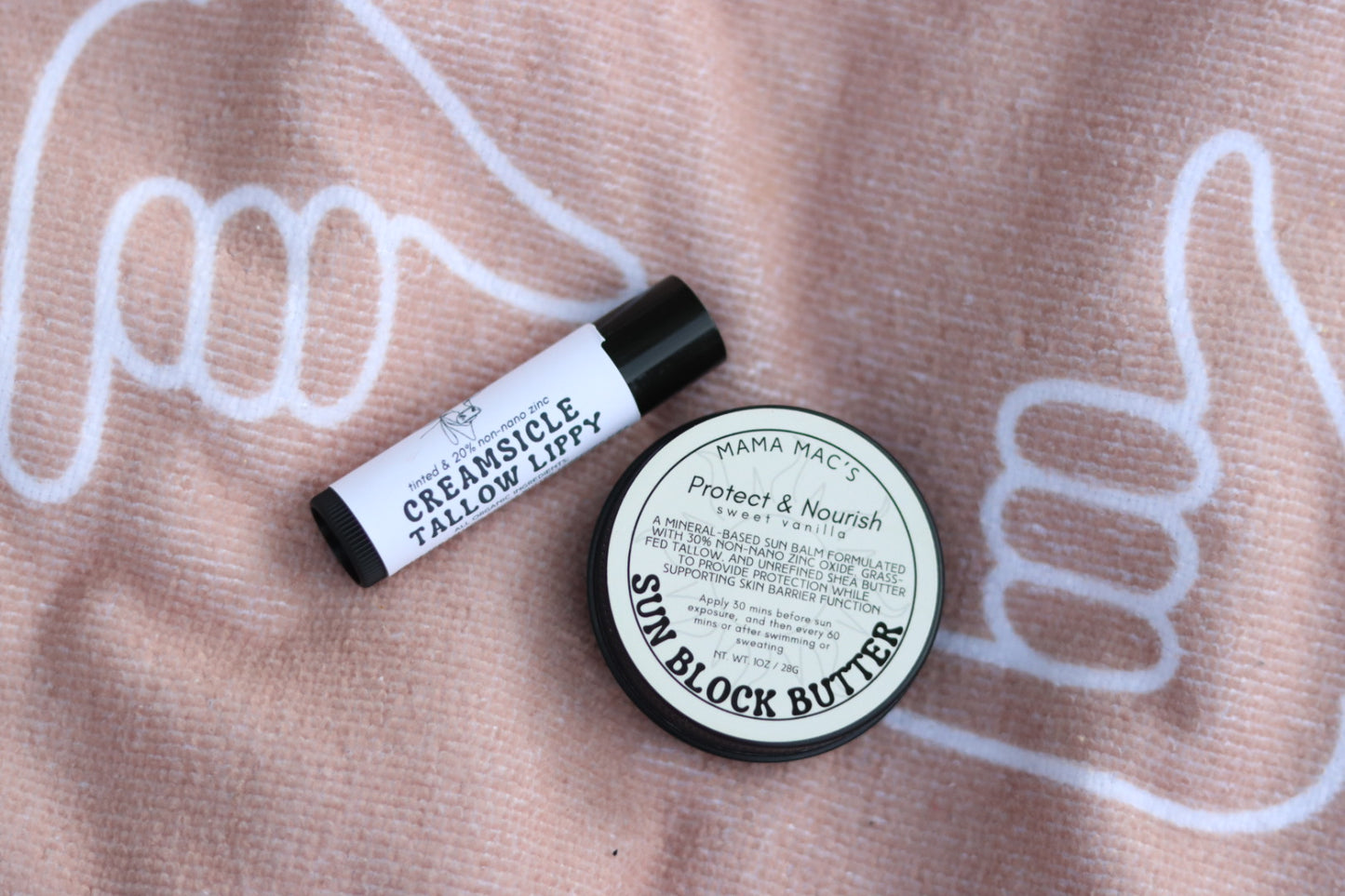 Zinc + Tinted Creamsicle Long Lasting Moisturizing Tallow Lip Balm