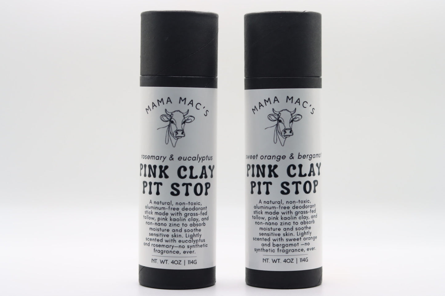 Pink Clay Pit Stop — Natural Non-toxic Deodorant Stick