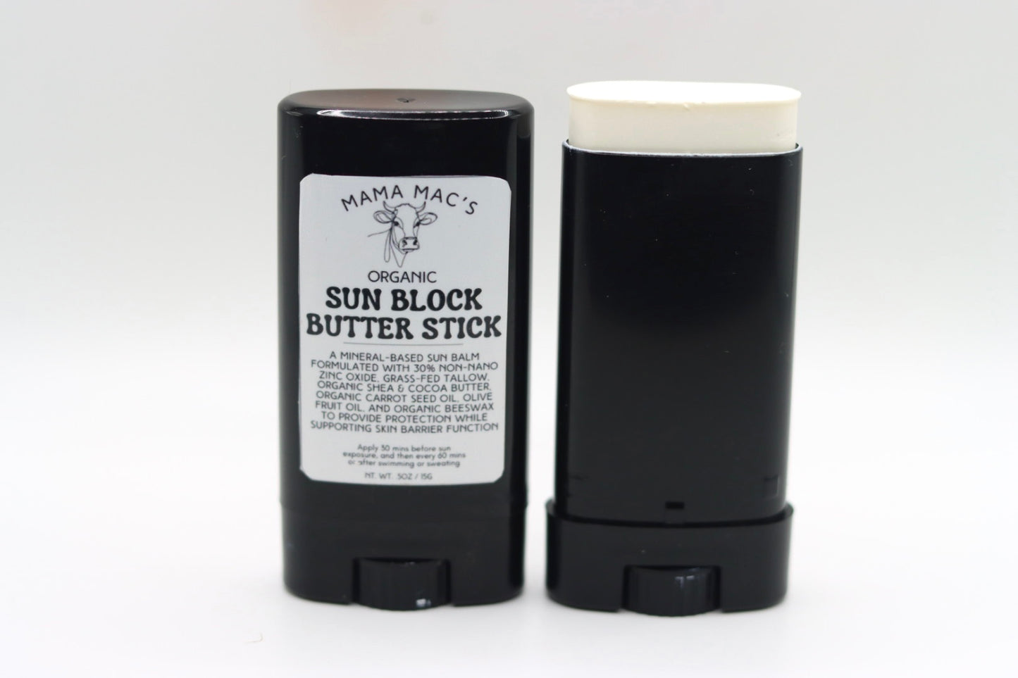 Tallow & Cocoa Butter Fragrance Free Sun Butter Block Stick