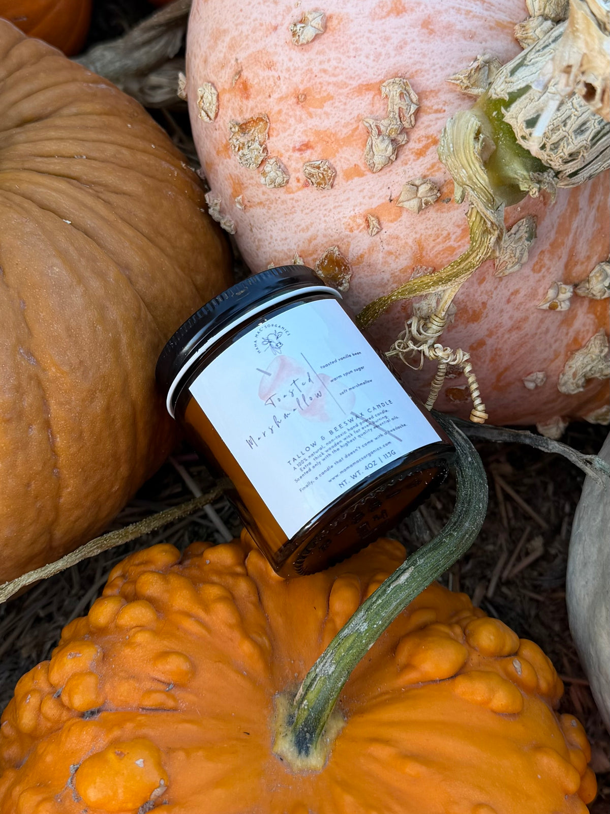 Non-toxic 100% Natural Tallow & Beeswax Candle