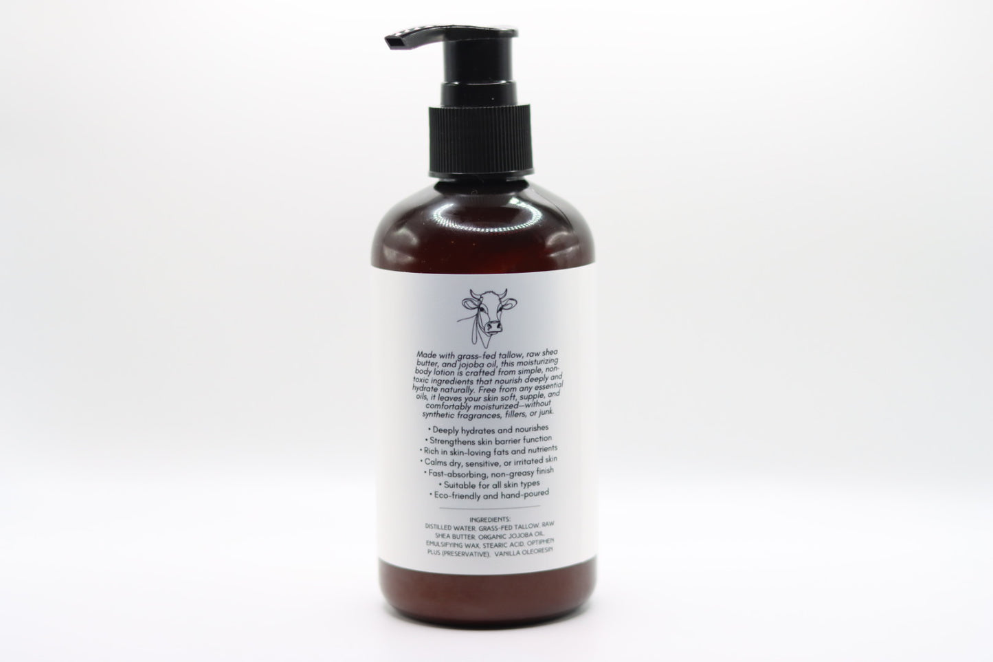 Unscented Organic Tallow-Shea Body Lotion