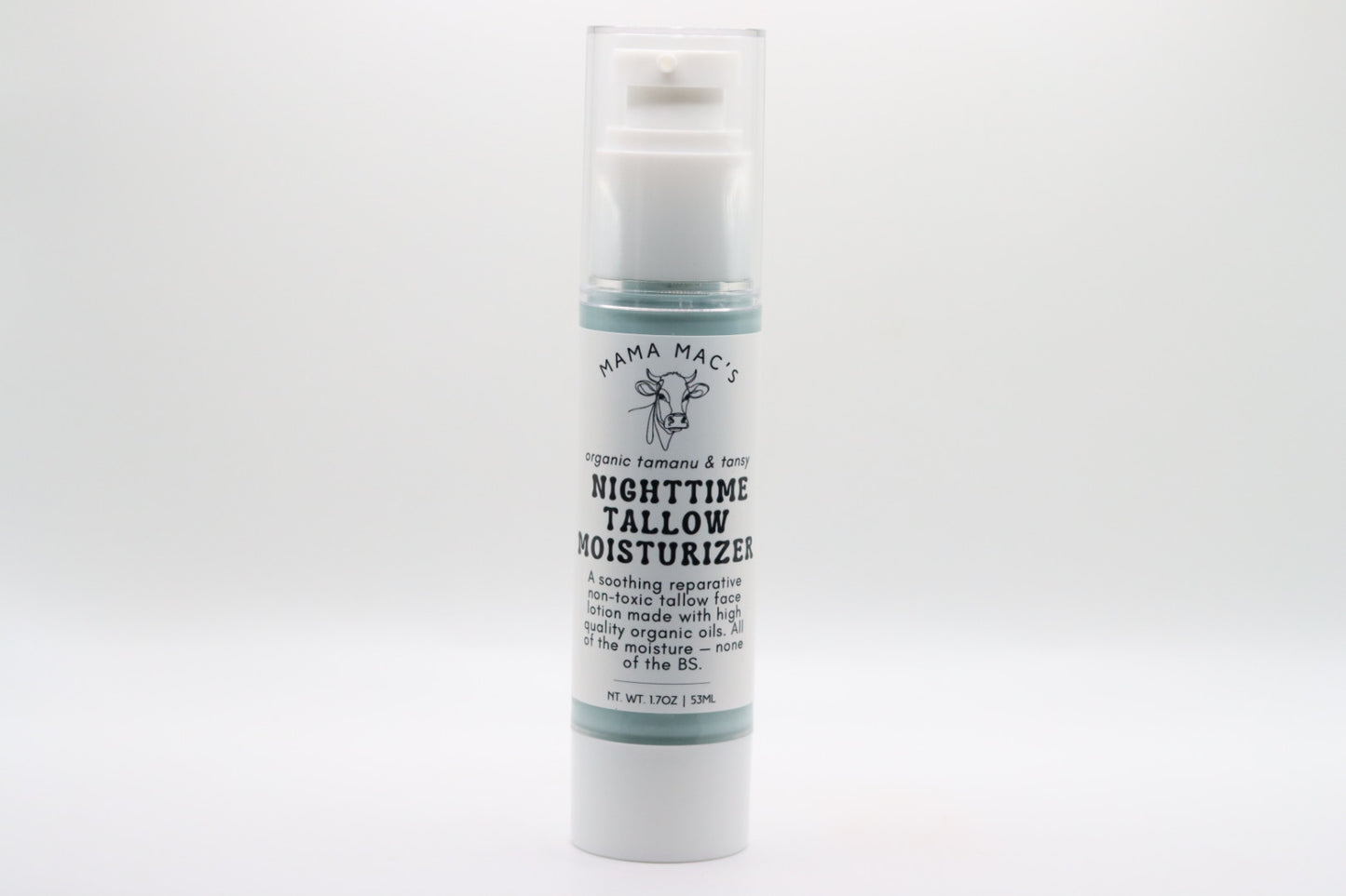 Nighttime Unscented Reparative Tallow Face Lotion