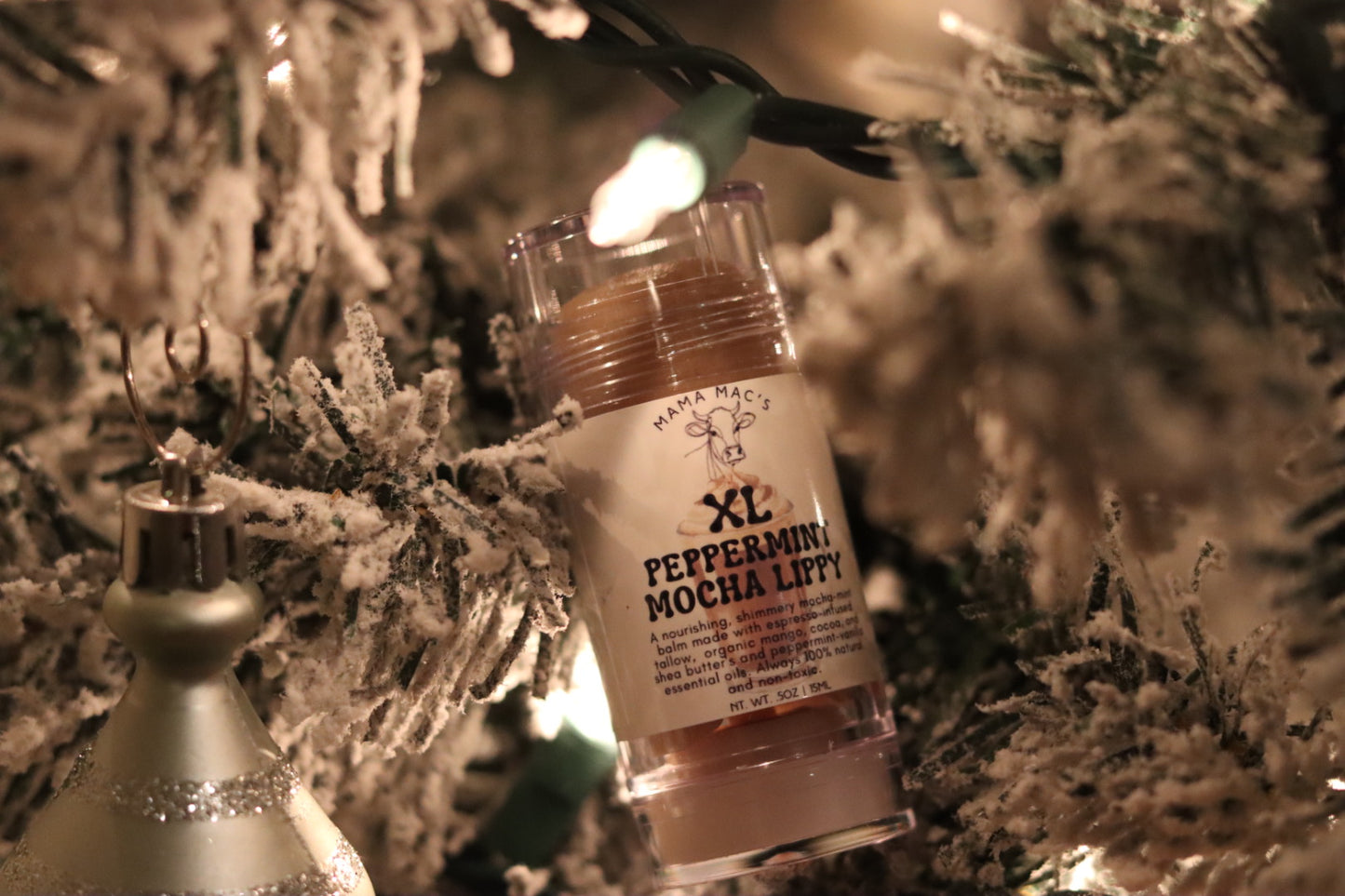 Peppermint Mocha XL Long Lasting and Moisturizing Lip Butter