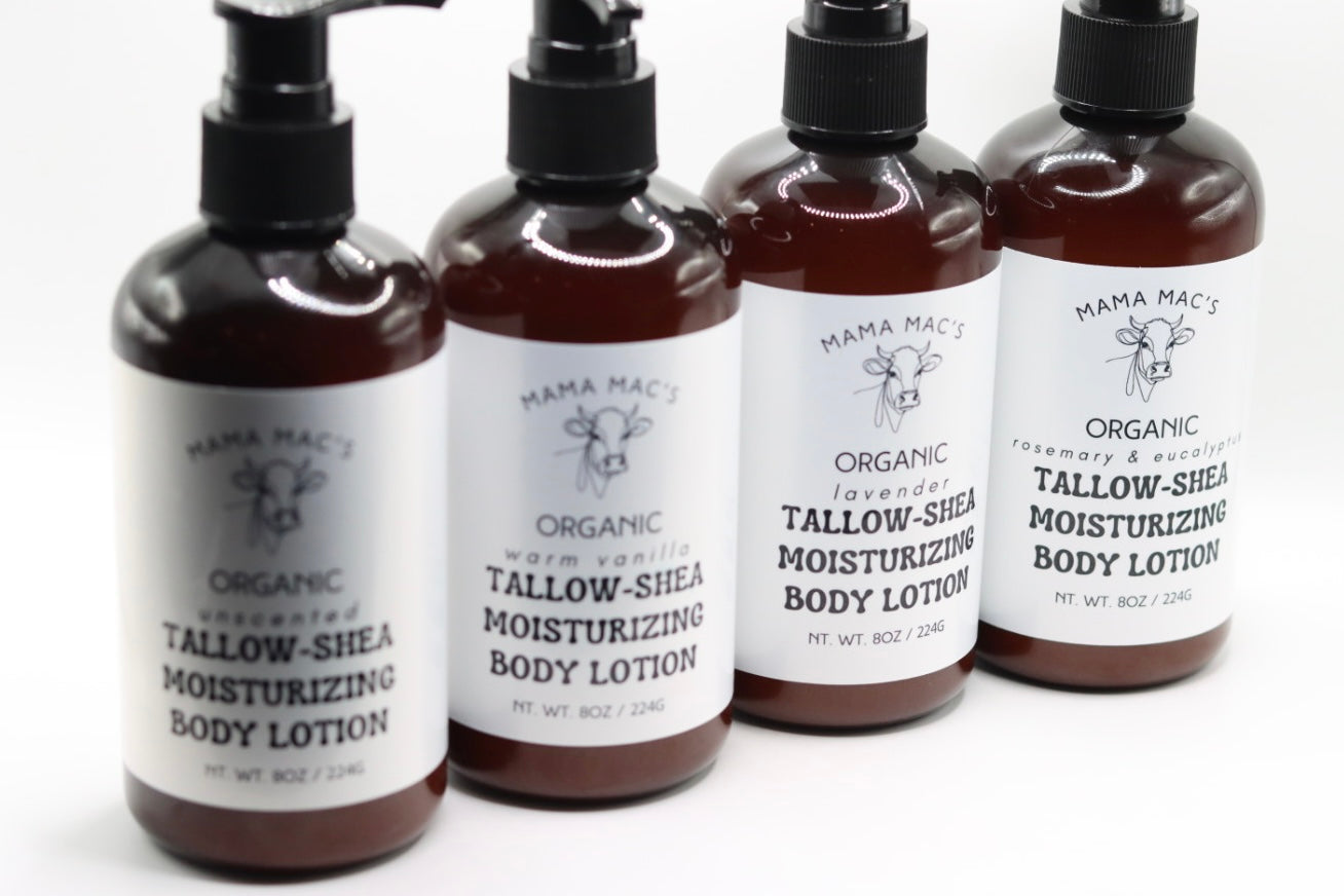 Rosemary Eucalyptus Organic Tallow-Shea Body Lotion