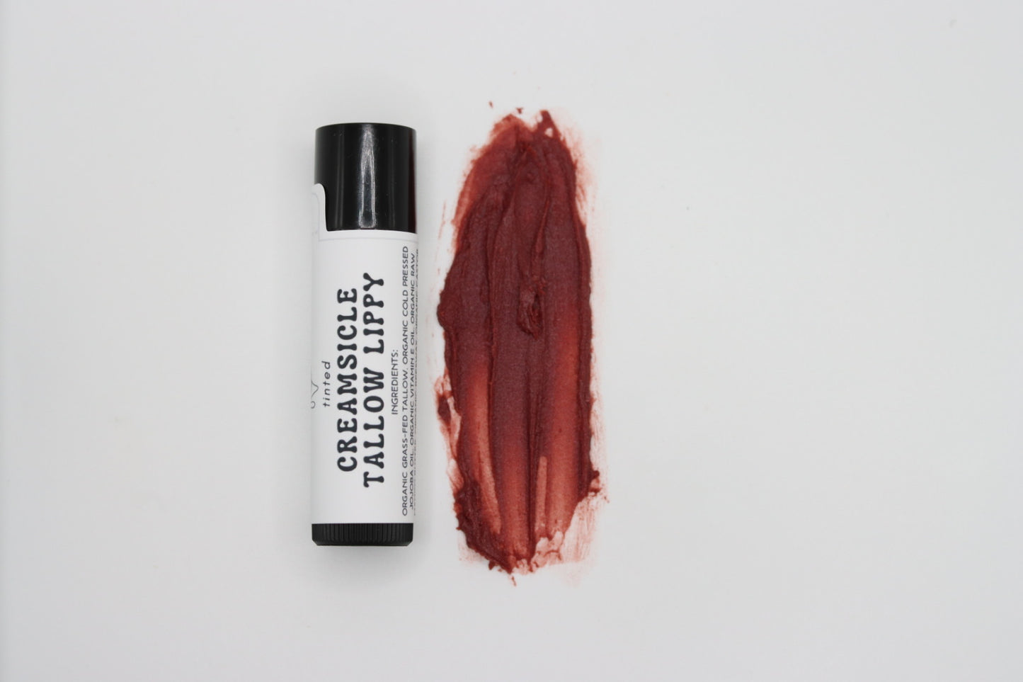 Tinted Creamsicle Long Lasting Moisturizing Tallow Lip Balm