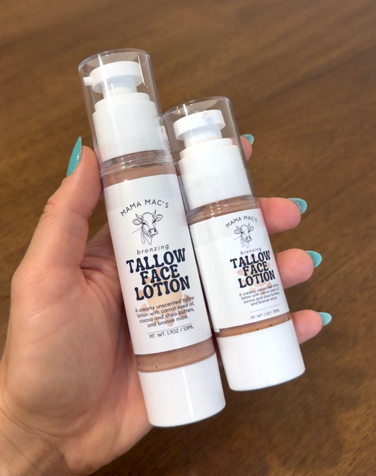 Bronzing Tallow Face Lotion with Carrot Seed Oil