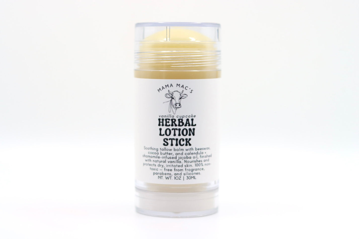 Vanilla Cupcake — Tallow & Cocoa Butter Herbal Lotion Stick