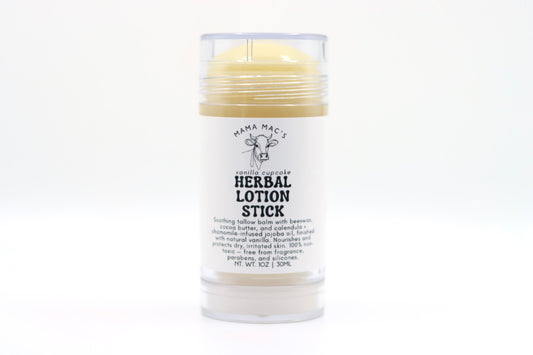Vanilla Cupcake — Tallow & Cocoa Butter Herbal Lotion Stick