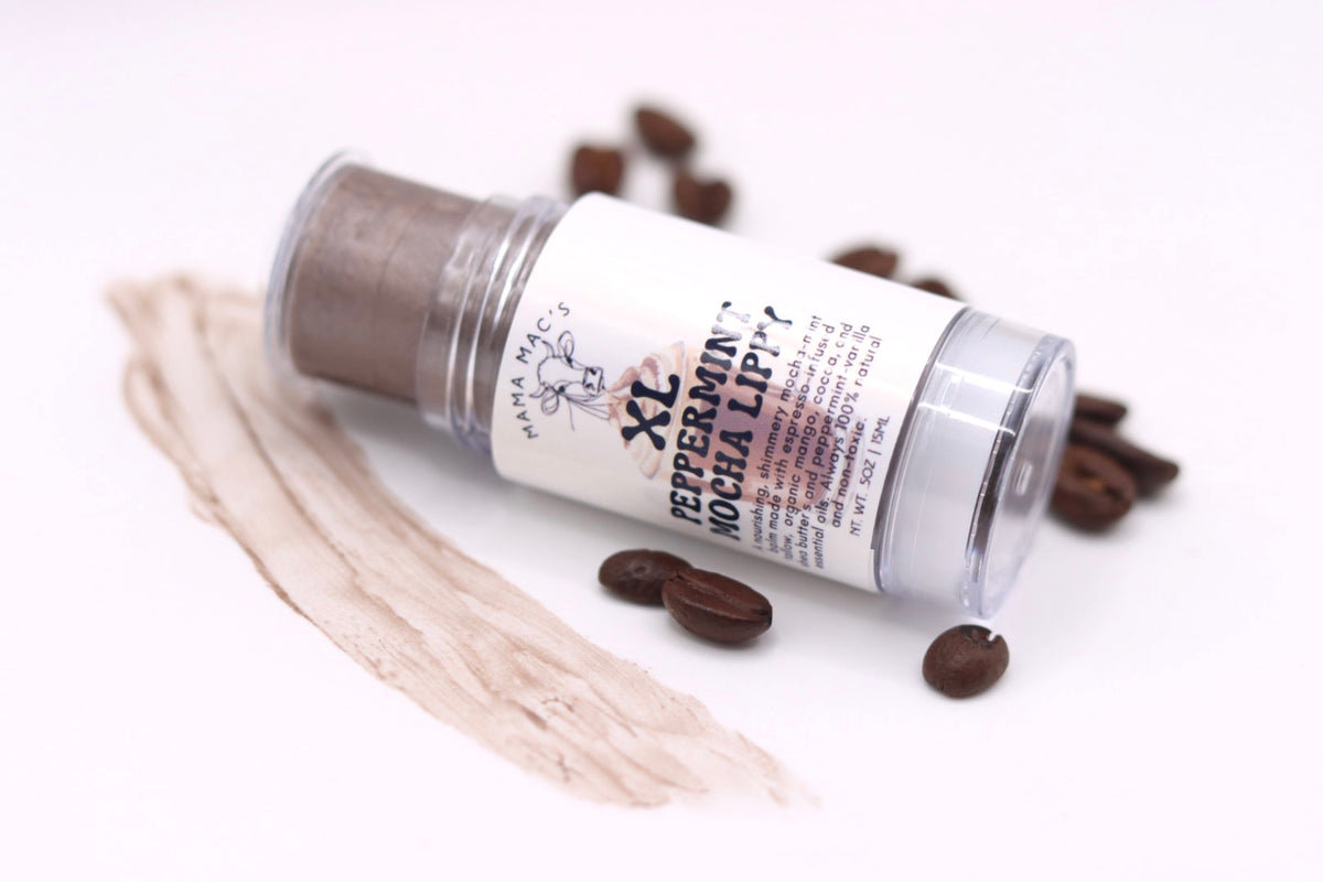 Peppermint Mocha XL Long Lasting and Moisturizing Lip Butter