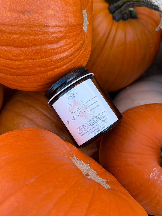 Non-toxic 100% Natural Tallow & Beeswax Candle