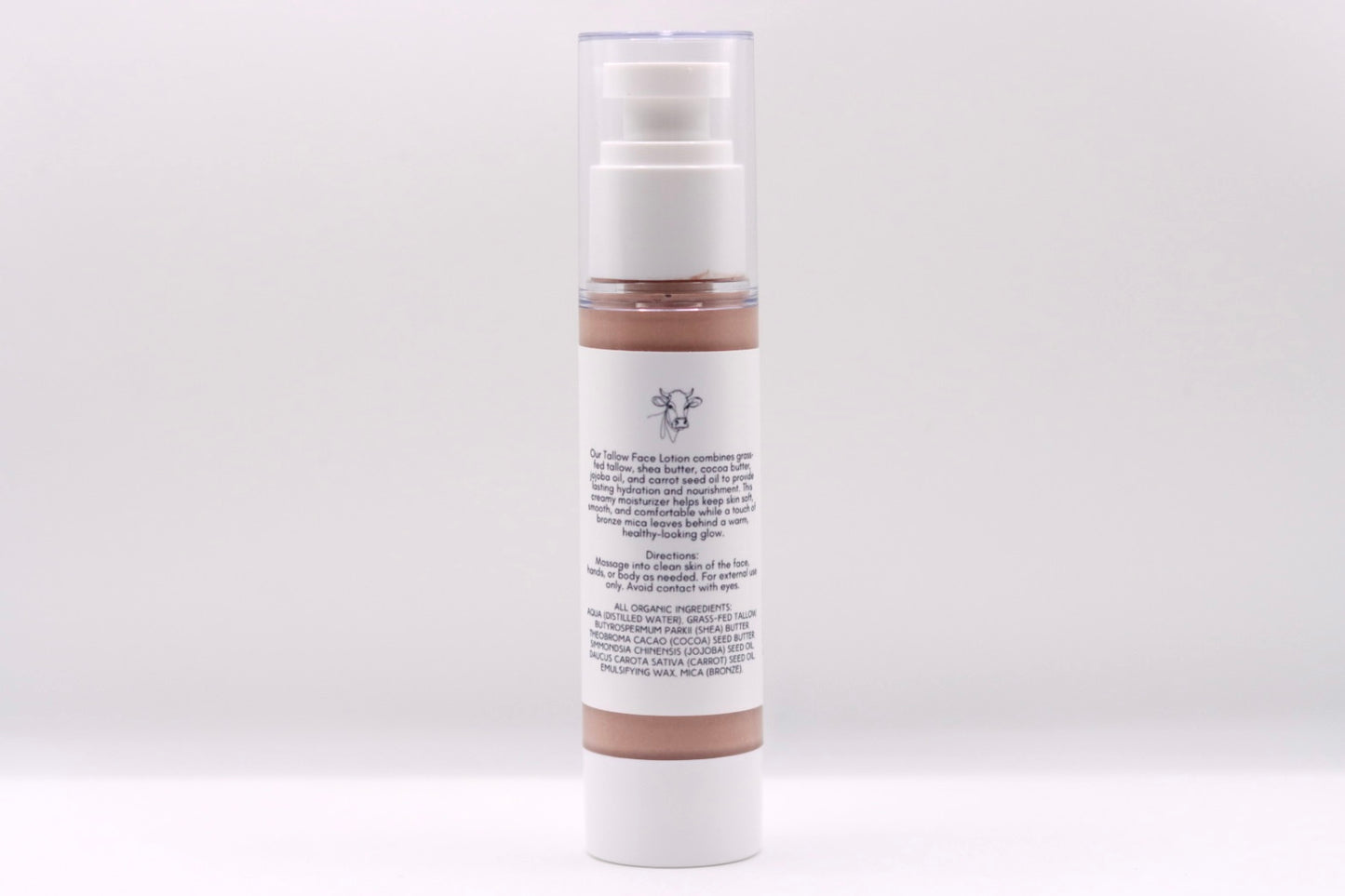 Bronzing Tallow Face Lotion with Carrot Seed Oil