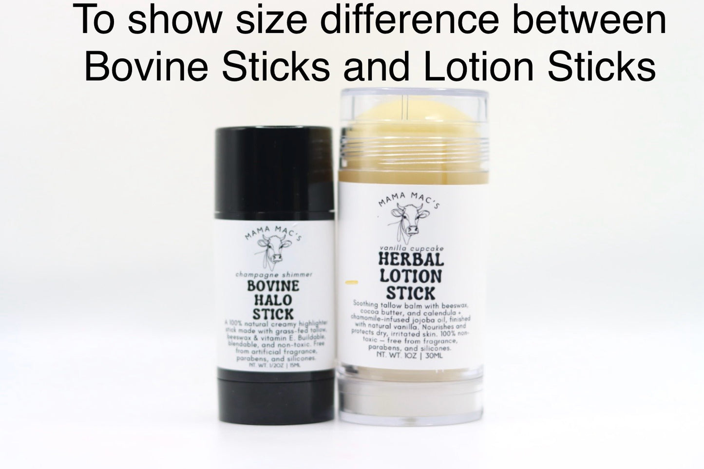 Unscented — Tallow & Cocoa Butter Herbal Lotion Stick