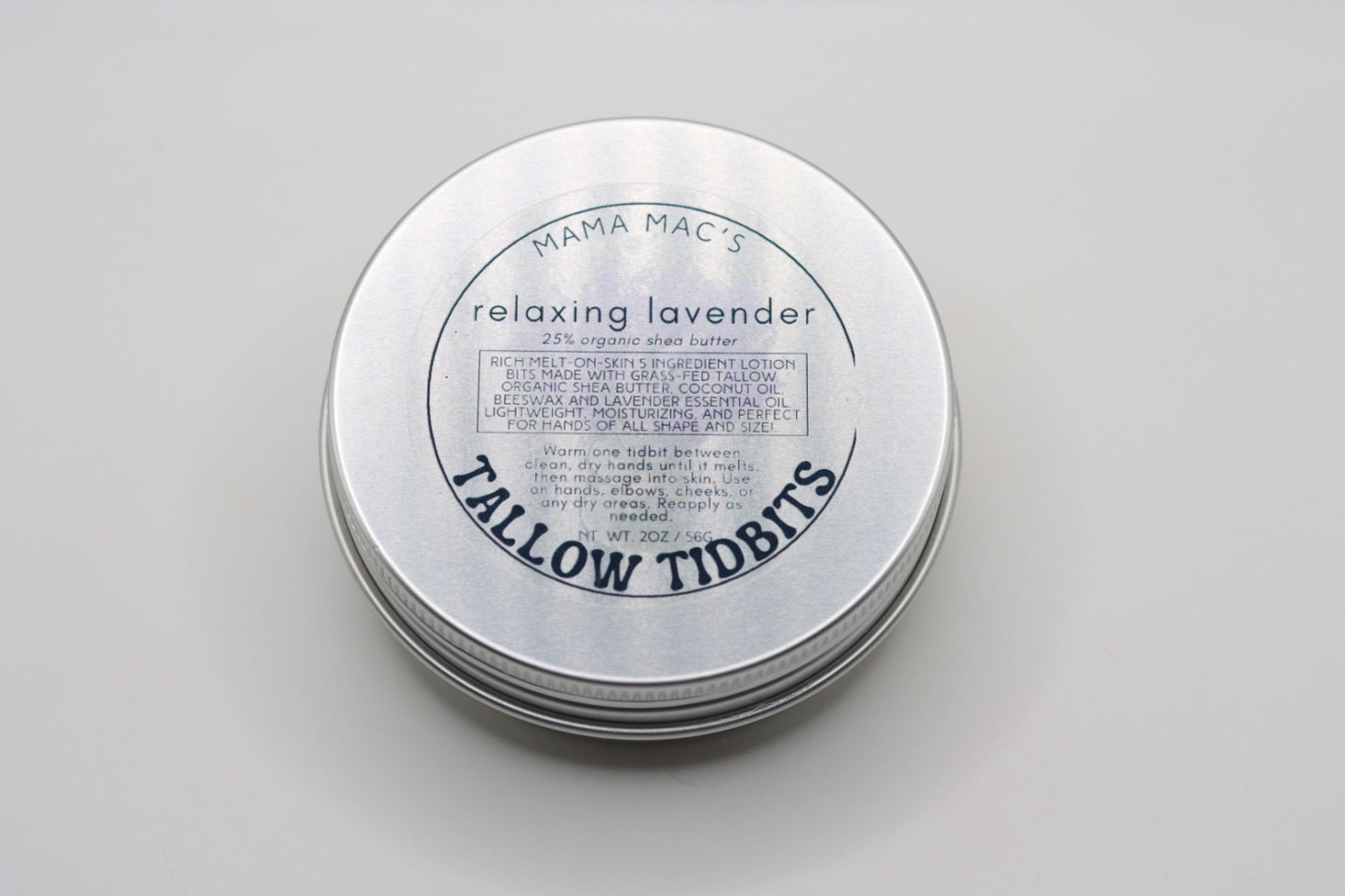 Tallow Lotion Tidbits with 25% Organic Shea Butter