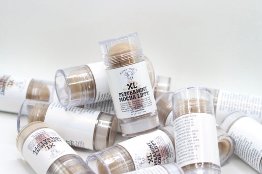 Peppermint Mocha XL Long Lasting and Moisturizing Lip Butter