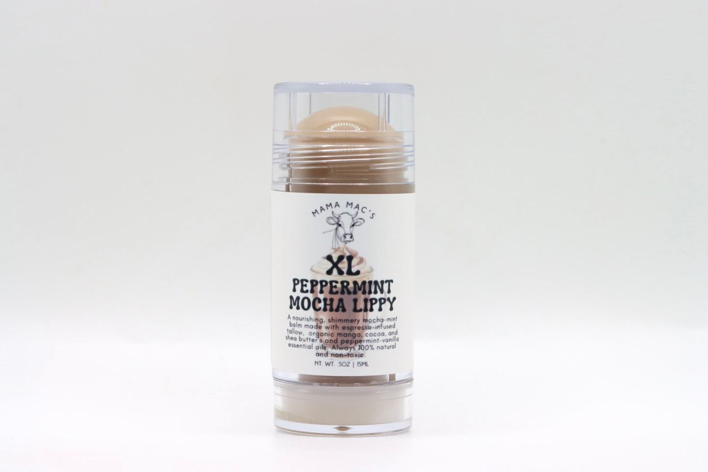 Peppermint Mocha XL Long Lasting and Moisturizing Lip Butter