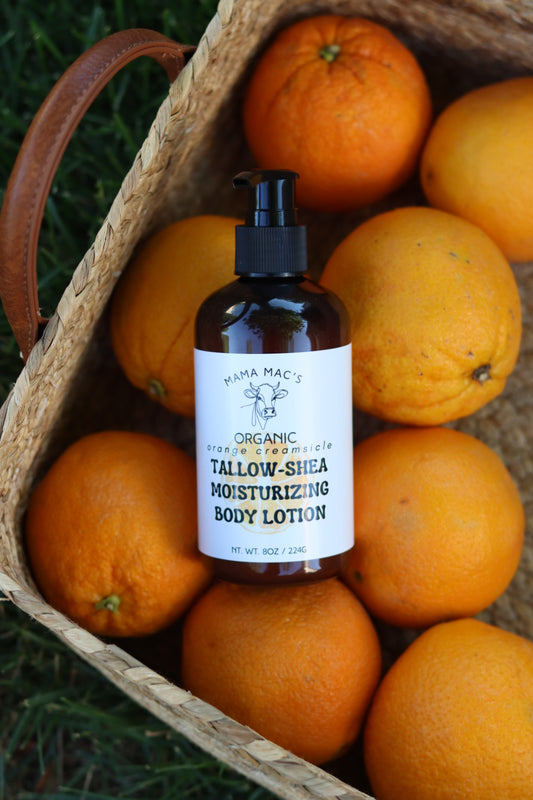 Orange Creamsicle Organic Tallow-Shea Body Lotion