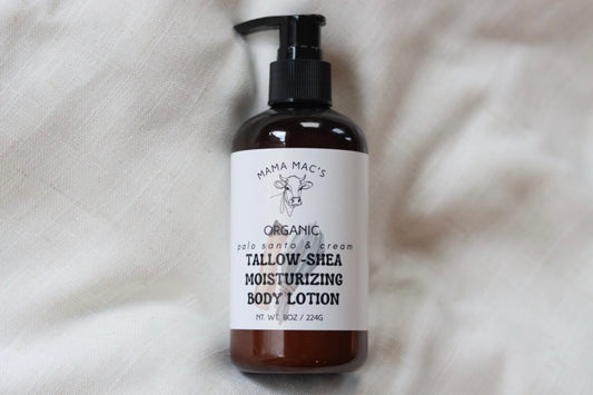Palo Santo & Cream Organic Tallow-Shea Body Lotion