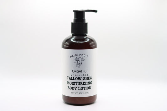 Unscented Organic Tallow-Shea Body Lotion