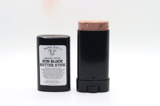 Tinted Tallow & Cocoa Butter Fragrance Free Sun Butter Block Stick