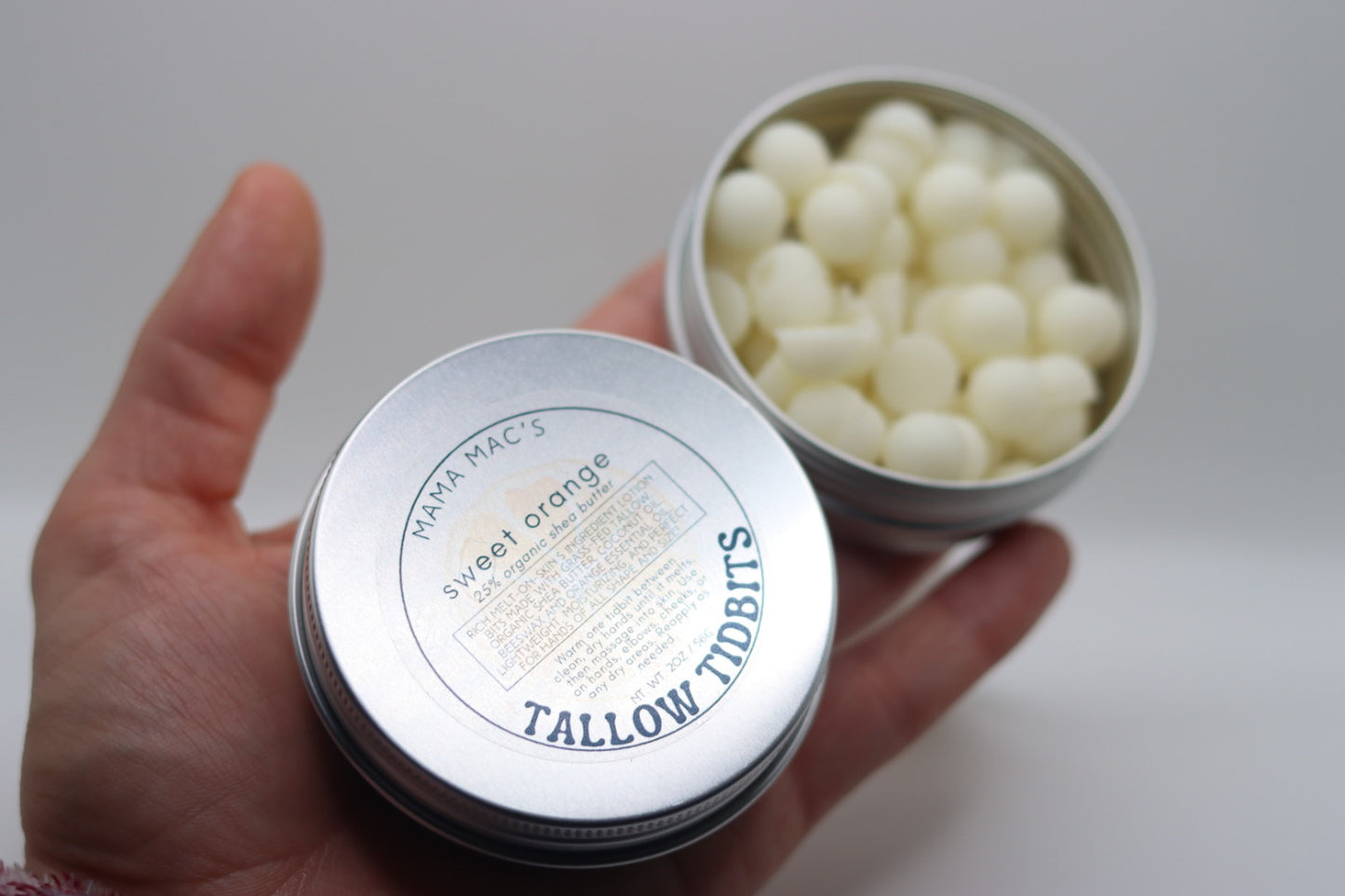 Tallow Lotion Tidbits with 25% Organic Shea Butter