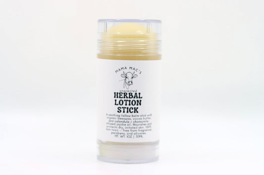 Unscented — Tallow & Cocoa Butter Herbal Lotion Stick
