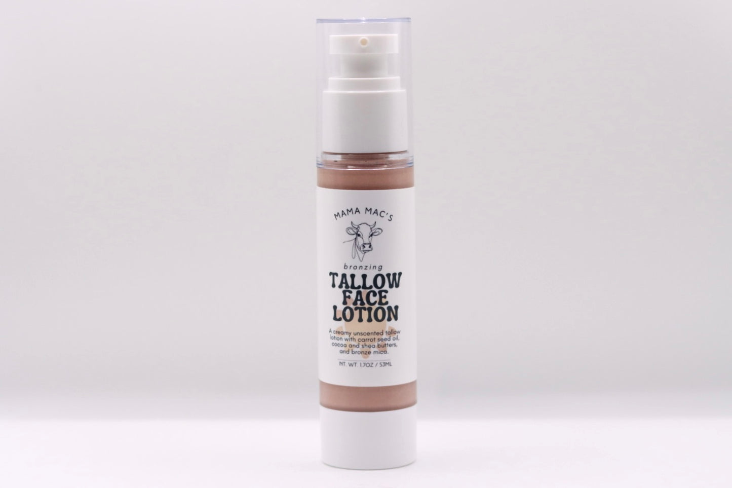Bronzing Tallow Face Lotion with Carrot Seed Oil